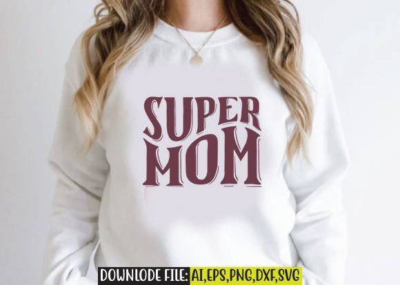 A Design Review: The Super Mom Retro SVG in Embroidery