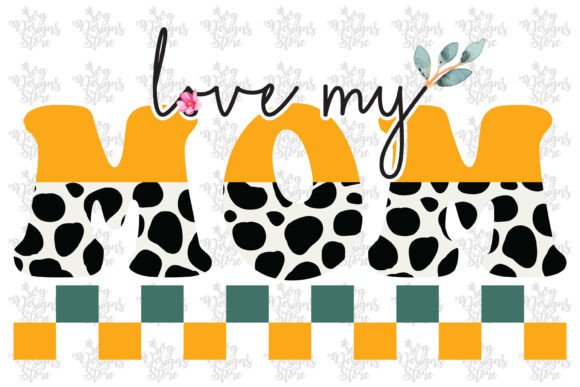 A Designer's Take on the 'Love My Mom' Embroidery Design