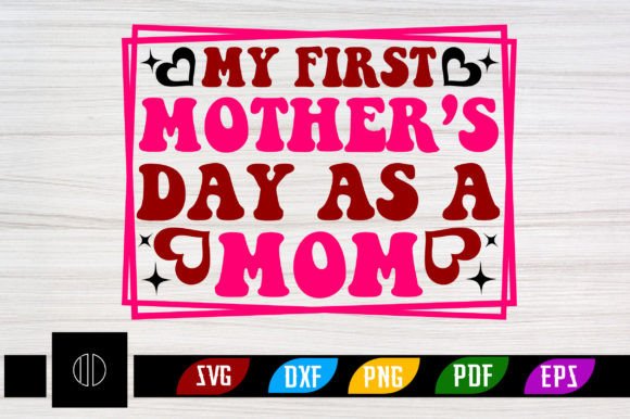 A Retro Embroidery Design for New Mom Keepsakes