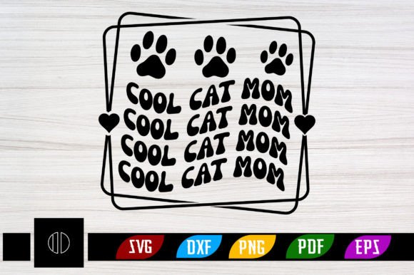 Cool Cat Mom Retro SVG Design: A Designer's Review